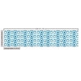 thumbnail image 2 of Blue and White Fabric by the Yard, Retro Modern Pattern with Square Shapes Pastel and Geometric, Decorative Upholstery Fabric for Chairs & Home Accents, 10 Yards, Blue Pale Blue and White by Ambesonne, 2 of 4