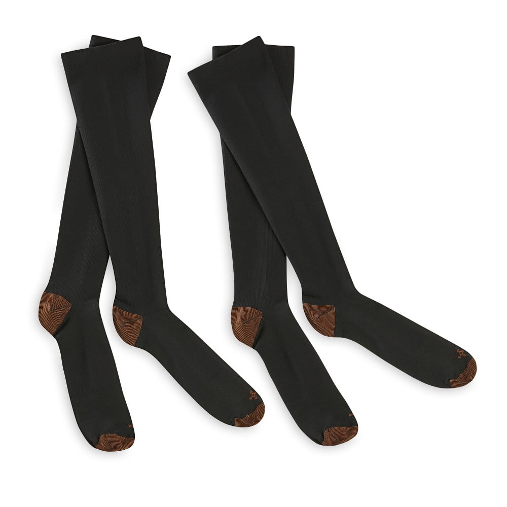 Tommie Copper Sport Compression KneeHigh Socks, 2Pack, Small/Medium
