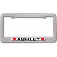 thumbnail image 1 of Ashley Love with Hearts License Plate Tag Frame, Multiple Colors, 1 of 1