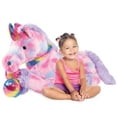 thumbnail image 3 of Best Choice Products 52in Kids Large Plush Unicorn, Life-Size Stuffed Animal Toy w/ Rainbow Details - Tie-Dye Faux Fur, 3 of 9