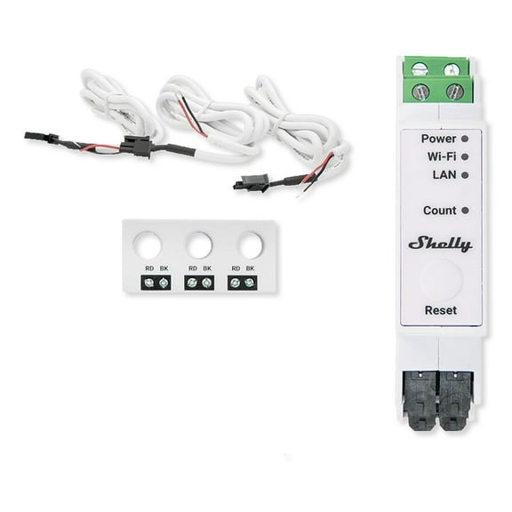 Shelly Pro 3EM-3CT63, Wi-Fi & Bluetooth