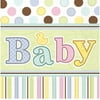 Tiny Bundle Luncheon Napkins (36 Count) - Baby Shower Party Supplies