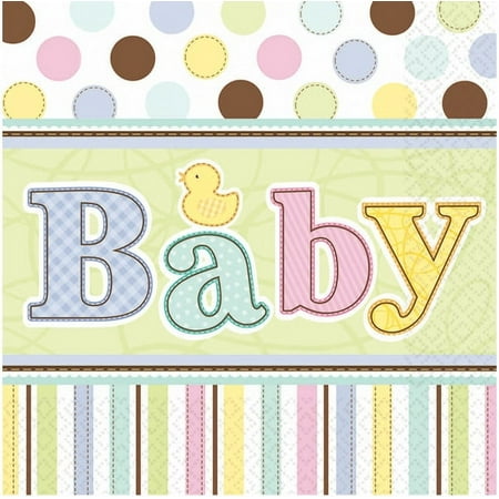 Tiny Bundle Luncheon Napkins (36 Count) - Baby Shower Party Supplies