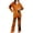 Black, variant on Orange Halloween Pajamas For Women Satin Fall Satin Cute Ghost Pumpkin Print Long Sleeve Button Top and Pants Matching Sleepwear S