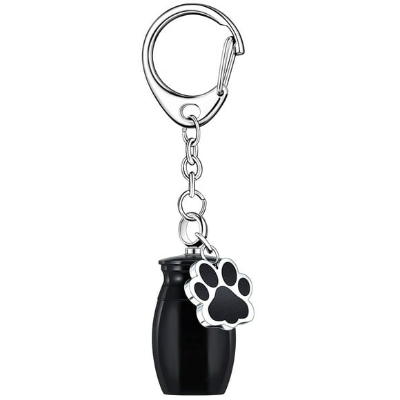 Pcksrro Home Decorationss Items Deal!2 Pcs Pet Urns Keychain Dog Urns For Ashes With 2 Storage Bags For Dog Ashes Small Pet Ashes Keepsake Pet DogCremation Jewelry Pend Paw Print Memorial