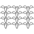 thumbnail image 1 of Clearance! Delayuji Tool Bag Creative Bat Paper Clip Paper Clip Bookmark Set Paper Clip Category File Memo Clip Scrapbook Notebook Bookmark Small Paper Clip School Supplies C Black, 1 of 9