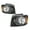 Black Housing, variant on AKKON - For 2007 2008 2009 Dodge Durango Headlights Front Lamps Pair Direct Replacement Left + Right