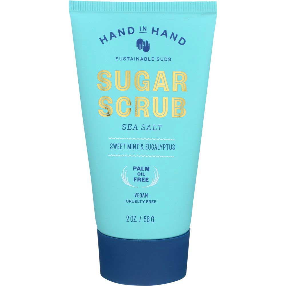 Hand in Hand Soap Sea Salt Sweet Mint and Eucalyptus Mini Sugar Scrub