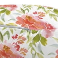 thumbnail image 3 of Vintage Rose Pouf Cover with Zipper, Watercolor Leaves and Flowers Pattern, Soft Decorative Fabric Unstuffed Case, 30" W X 17.3" L, Blush Olive Green White, by Ambesonne, 3 of 5