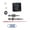 Black and red, variant on Quiet Clock Mechanism Movement Kits with Antique Arrowed Clock Hands Easy Installation and Replacement for DWall Clocks