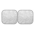 thumbnail image 7 of Disketp 2 Piece Silver Glitter Pattern Windshield Sunshades,Folding Windshield Sun Shade For Car Suv Trucks Sedan,Blocks Uv Rays Sun Visor Protector-Large, 7 of 7