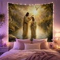 thumbnail image 2 of River Baptism Scene Tapestry Wall Hanging, 2 of 7