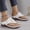 White, variant on AXXD Black Sandals for Women Clearance Under $10 Summer Plus-size Solid Color Flower Casual Comfortable Lunge Sandals