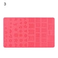thumbnail image 1 of Trayknick Nail Template Exquisite Practical Colorful Silicone Nail Stemping Plates for Girl, 1 of 12