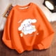 thumbnail image 1 of Nueva sudadera con estampado de dibujos animados de Sanrio Cinnamoroll para niñas, sudadera de sección gruesa de otoño e invierno, ropa de moda para niñas, 1 of 4