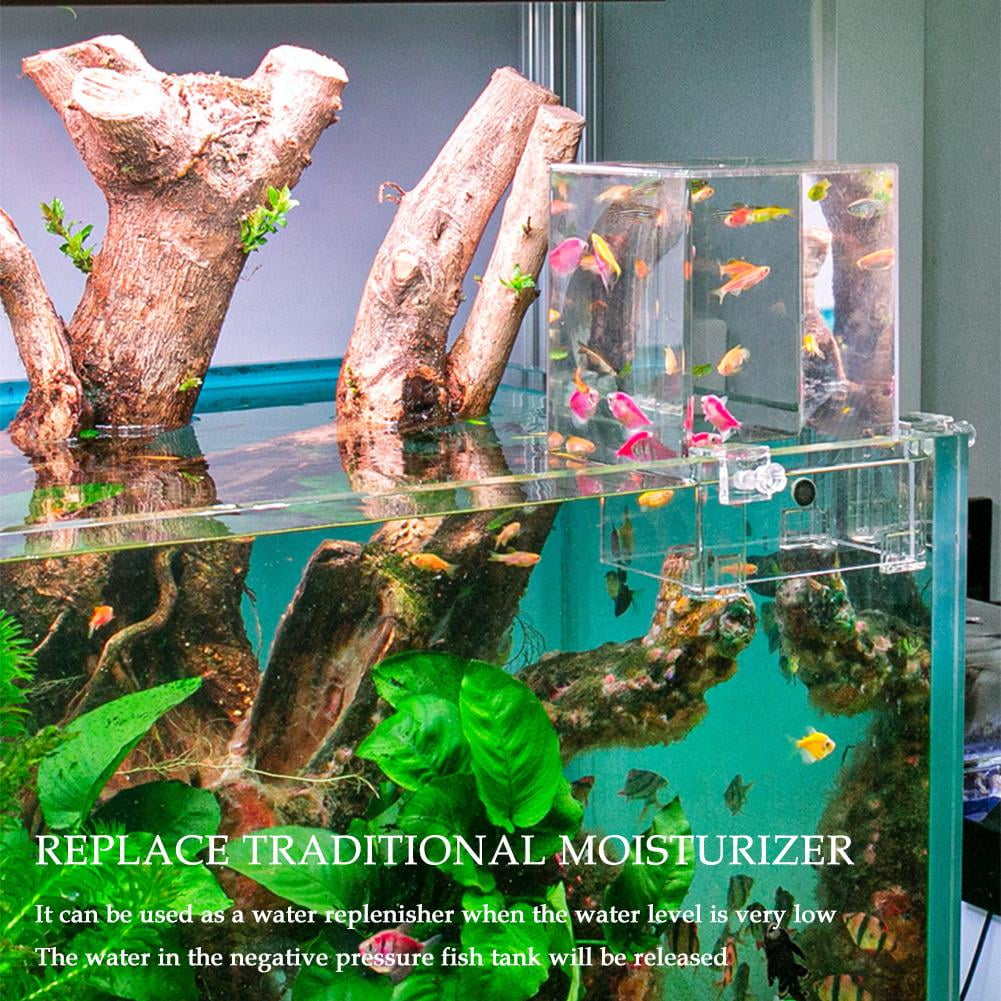 GHYJPAJK Negative Pressure Fish Tank Vauveron Negative Pressure Fish Tank Ecological Tank Landscaping Decoration Full Set Of Small Fish Tank Living Room Desktop Fighting Fish Tank