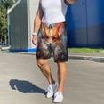 thumbnail image 6 of Logiee Cartoon Pattern Corgi Print Men's Pajama Shorts with Drawstring & Pockets,Sleep Shorts for Men,Sleepwear Bottoms,Elastic Waistband Loungewear-3X-Large, 6 of 6