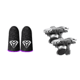 thumbnail image 1 of 1 Par Fundas para Los Dedos PUBG Cunas Transpirables A Prueba Sudor Color Morado, 1 of 9