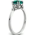 thumbnail image 3 of Sterling Silver Rhodium-Plated Created Alexandrite And Diamond Ringsize 6 - Jbsp, 3 of 5
