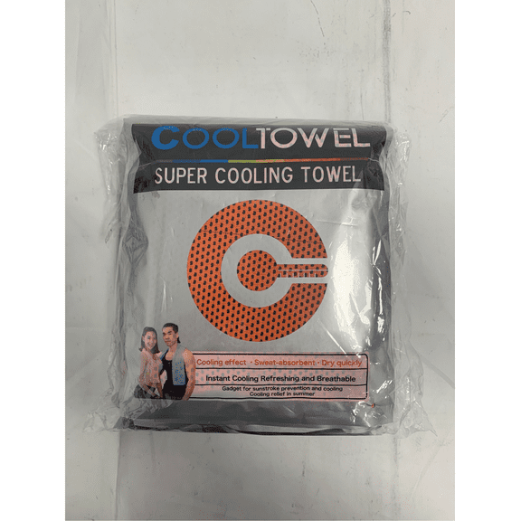 10 Pack Super Cool Instant Cooling Towel For Gym-Yoga-Running- Orange- New