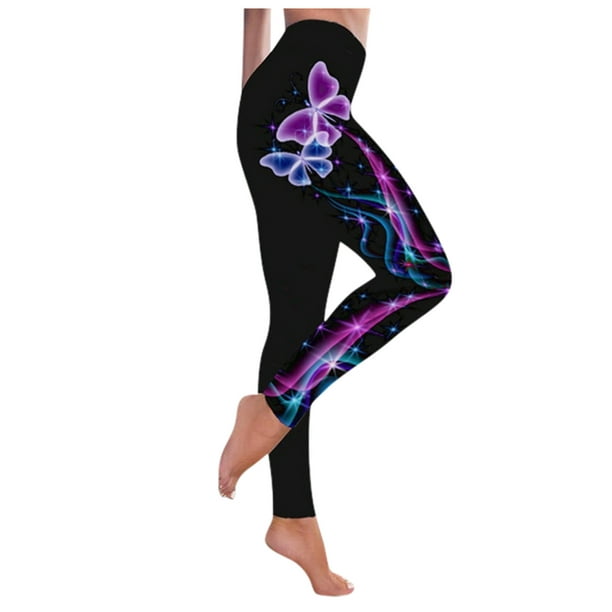 Wide Leg Pants for Women Women Fashion Print Yoga Pants Plus Size