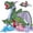 green, variant on Tezituor 7Pcs Dragon Stuffed Animal 21.6'' Giant Dragon Plush with 4 Babies and 2 Eggs Plush Toy