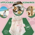 thumbnail image 3 of GASTROPOD Dog Dresses for Small Dogs Girl,Cloth Solid Everyday Dress Girl Dog Clothes,Lightweight Wear with Bowknot Small Dog Clothes,Pink,M, 3 of 7