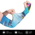 thumbnail image 3 of Balery Astronaut Tropical Dolphin Cooling Arm Sleeves for Men & Women – Breathable, Moisture-Wicking Arm Sleeves for Women, Men & Kids, 3 of 8