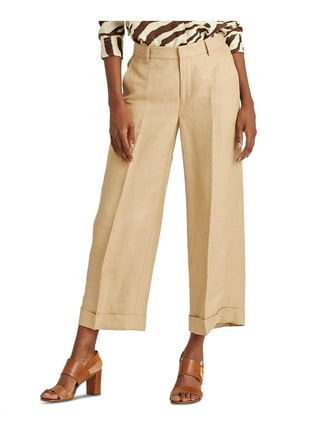 Lauren Ralph Lauren Wide Leg Linen Pants