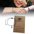 thumbnail image 6 of 2025 Graduation Compass Bracelet Set - Adjustable Friendship Bracelets for Graduates, Thoughtful Class of 2025 Gifts for College & High School Seniors with Inspirational Card, 6 of 9