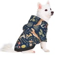 thumbnail image 2 of Fotbe Retro Forest Animals Sudadera con Estampado para Perros Pequeños – Suéter con Capucha para Mascotas, Tela Suave de Forro Polar con Bolsillo-XX-Large, 2 of 7