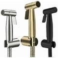 thumbnail image 2 of Set of hand shower for WC, 1.5 my handle, adapter G1/2 plateado, 2 of 5