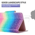 thumbnail image 2 of Universal Case for 9.6-10.5 Inch Tablet - Leather Wallet Stand Case Compatible with Fire HD 10 2021/ Onn 10.1 Pro/ Lenovo Tab 10.1 10.3/ iPad 9.7/ Samsung Galaxy Tab 9.6 9.7 10.1 10.4 10.5 (Rainbow), 2 of 6