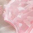 thumbnail image 5 of WMQPNNS Flower Girl Dress Sleeveless/Short Sleeve A Line Cute Summer Dress Toddler Girls Dresses for Birthday Wedding Party, Size 3-4 Years, 6-Pink, 5 of 9