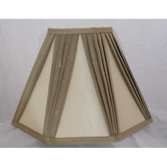 SH-1168-Cal Lighting-Coolie - Round Fabric Shade-10.5 Inches Tall and 16 Inches Wide