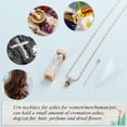 thumbnail image 6 of Constantlife Glass Hourglass Cremation Jewelry for Ashes Container Vial Urn Necklace Pendant Stainless Steel Rectangular Memorial Cremation Keepsake Jewelry for Women/Men, 6 of 6