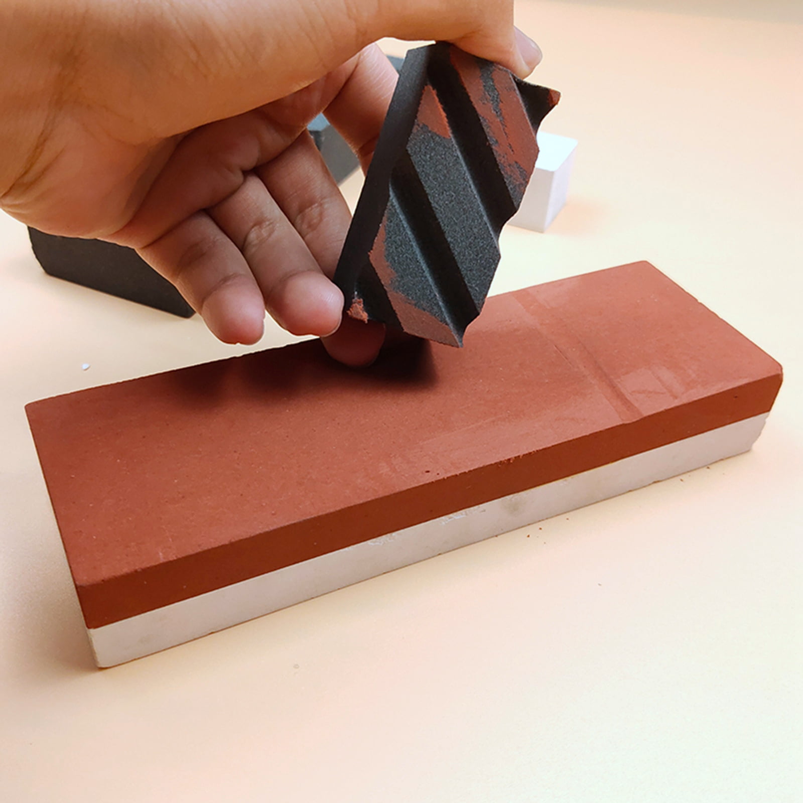 Axioma 320 Grid Whetstone Knife Sharpener Polish Blade Pocket Knife Angle Guide Kitchen