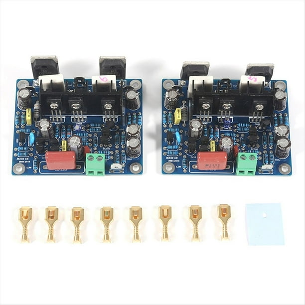 Placa Amplificadora de Audio de Alta Potencia MX50 SE Placa Amplificadora Piezas del MóDulo Amplificador de Dos Placas de Doble Canal MultifuncióN