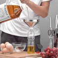 thumbnail image 3 of Stainless Steel Kitchen Funnel for Essential/Cooking Oils, Food Grade 3 Set Metal Funnels for Transferring of Liquid, Fluid, Dry Ingredients & Powder 15cm diameter, 3 of 8