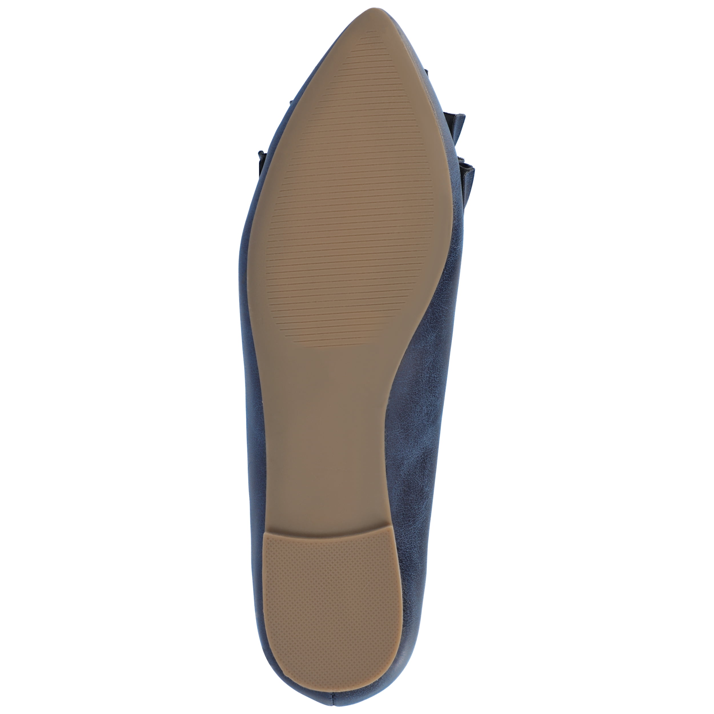 Journee Womens Judy Slip On Pointed Toe Ballet Flats, Widths Available