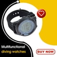 thumbnail image 2 of Crest Cr4 Reloj de buceo Impermeable 100m Acero inoxidable Océano Océano Seaside Adultos Intellado inteligente Submarino Relojes deportivos GeweYeeli OD002513-01B, 2 of 7