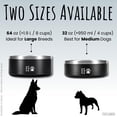 thumbnail image 3 of Cuenco para perros EVELANDO de acero inoxidable, 1,9 L, antideslizante, sin BPA, 3 of 9