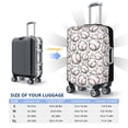 thumbnail image 6 of Balery Luggage Cover Cute Baseball Print Suitcase Covers for Luggage Elastic Washable Suitcase Protector Fits 18-32 Inch Luggage-Medium, 6 of 9