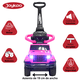 thumbnail image 3 of Montable Electrico para Niños Híbrido con Bastón y Pedal Acelerador Barras de Seguridad Luces Batería 6v - Rosa, 3 of 8