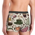thumbnail image 4 of Kdxio Men's Boxer Briefs with Vintage Coffee Print - Comfortable and Breathable Underwear for Everyday Wear, 4 of 7