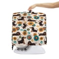 thumbnail image 5 of FOR U DESIGNS Dachshund Daisy Stand Mixer Cover All-Season Mixer Dust Covers Multi Pockets for Stand Mixer or Coffee Maker Dust Cover with Top Handle and Pocket - L, 5 of 8