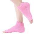 thumbnail image 1 of Women Non-slip Yoga Socks Toeless Half Toe Grip Socks For Ballet Dance Pilates, 1 of 2