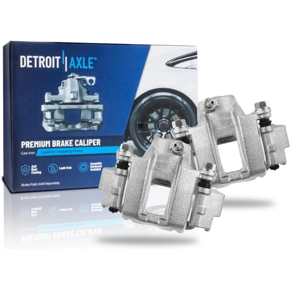 Detroit Axle - Rear Brake Calipers for Toyota Sequoia 4Runner Lexus GX470 GX460 Brake Calipers with Bracket Disc Brake Calipers Assembly Replacement