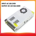 thumbnail image 1 of Transformateur de Tension AC 100-240V à DC 12V 30A 360W Réglable, 1 of 8