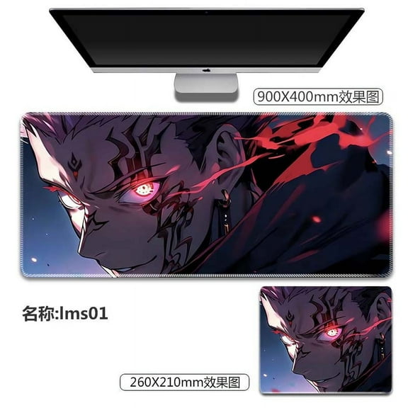 Jujutsu Kaisen Mouse Pad, Knot Yoshihito Anime Keyboard Pad Game Computer Non-Slip Table Mat Desk
